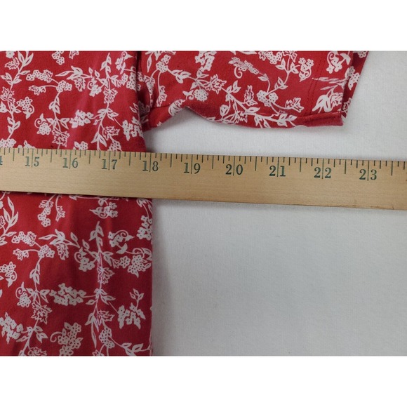 Appleseed's Petite Women's top red Size PM - Picture 5 of 7